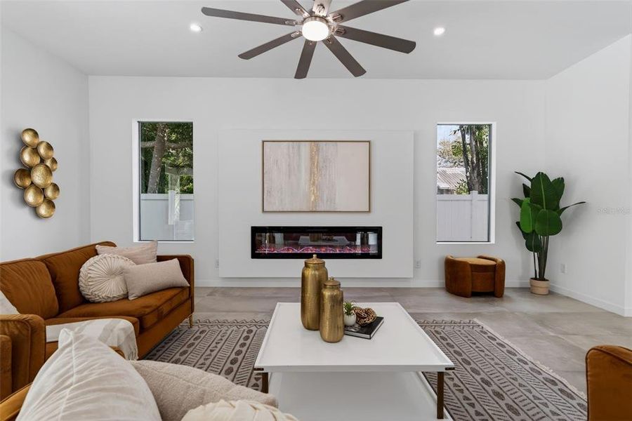 Furnished interior view inside a new home in , Sarasota (Image 15).