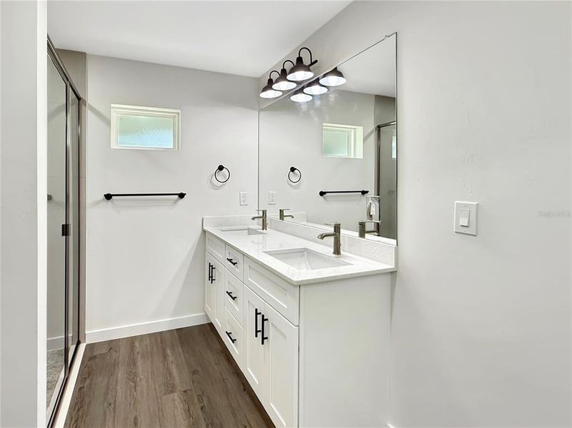 Primary Bathroom Double Vanity