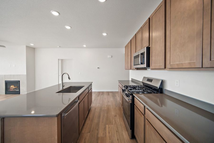 Furnished interior view inside a new home in The Glen, Colorado Springs (Image 11). Furnished interior view inside a new home in The Glen, Colorado Springs (Image 11).