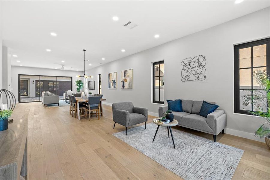 Furnished interior view inside a new home in , Orlando (Image 51). Furnished interior view inside a new home in , Orlando (Image 51).