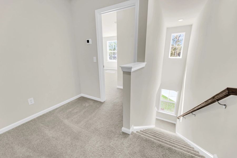 Bedrooms on the second floor