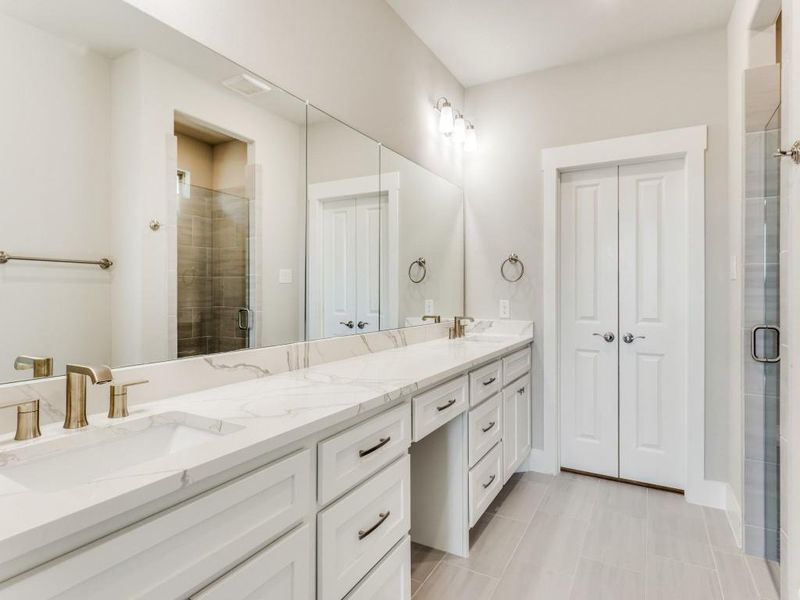 Furnished interior view inside a new home in Ladera at the Reserve, Mansfield (Image 14).