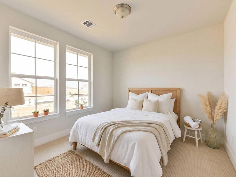 Furnished interior view inside a new home in Lago Mar, Texas City (Image 9).
