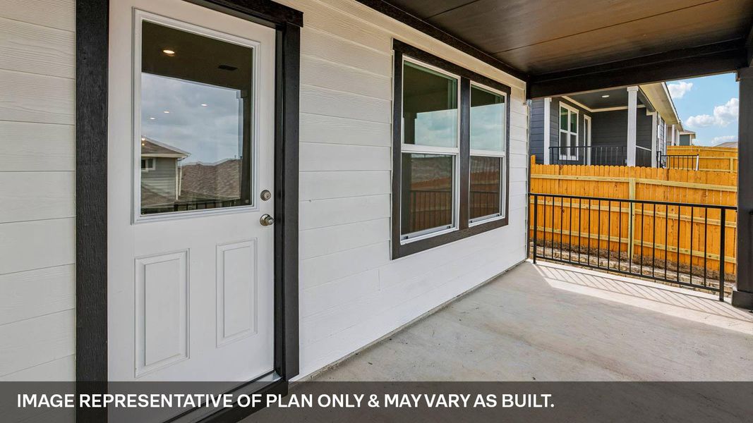 Exterior details and patio area of a home in Talavera, Kyle (Image 4). Exterior details and patio area of a home in Talavera, Kyle (Image 4).