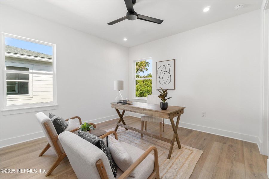 Furnished interior view inside a new home in , Jacksonville Beach (Image 37). Furnished interior view inside a new home in , Jacksonville Beach (Image 37).