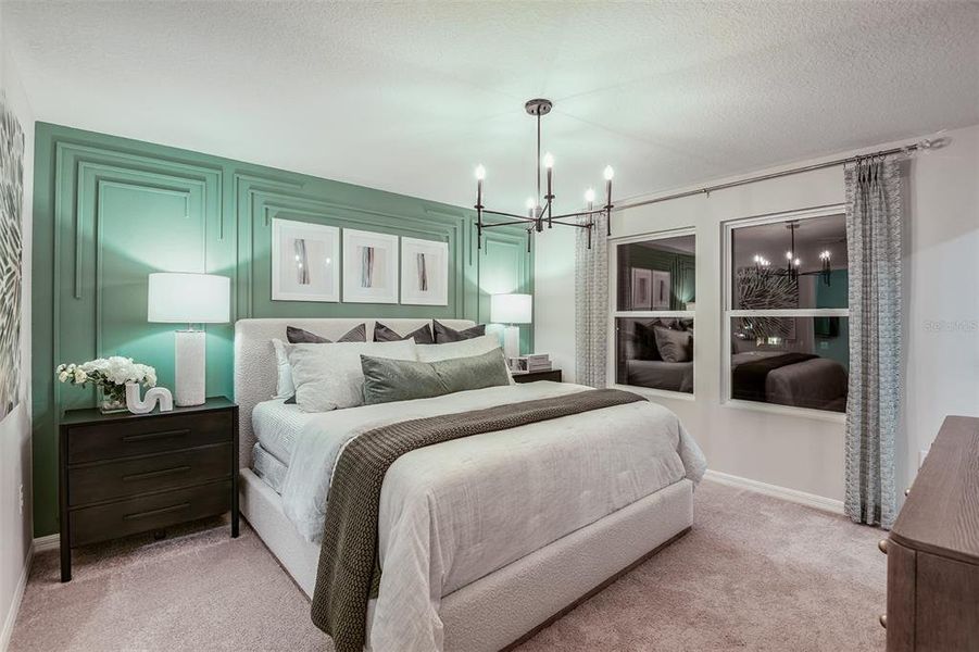 Furnished interior view inside a new home in , Haines City (Image 20).