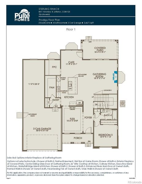 Level One Floorplan