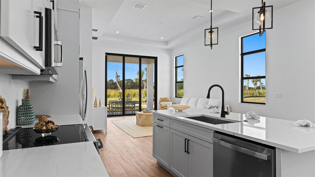 Furnished interior view inside a new home in PGA Village Verano, Port St. Lucie (Image 13). Furnished interior view inside a new home in PGA Village Verano, Port St. Lucie (Image 13).