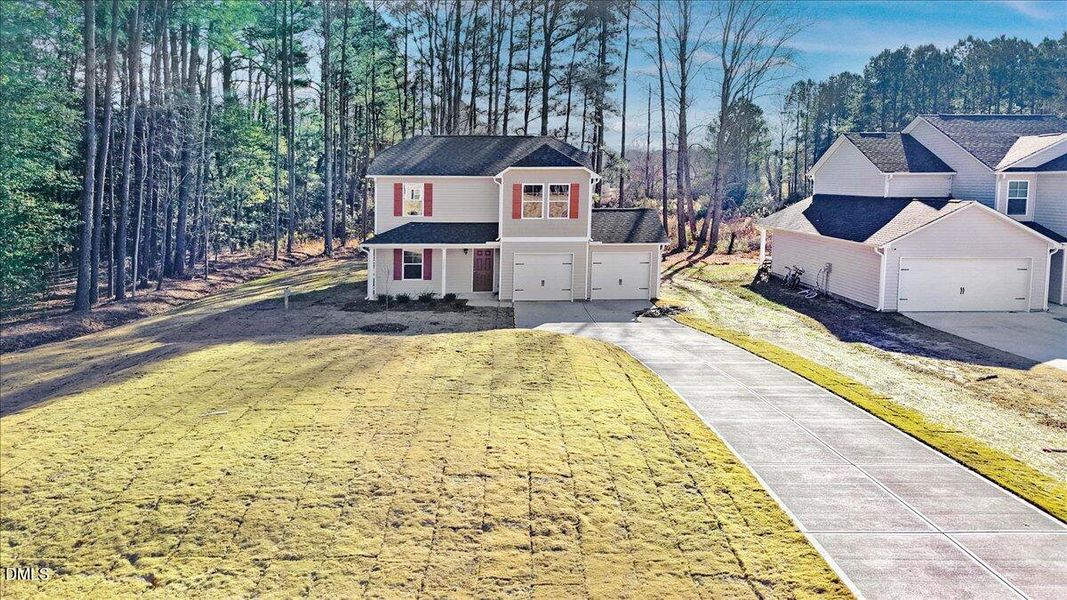 31-Elevated aerial view of front yard an