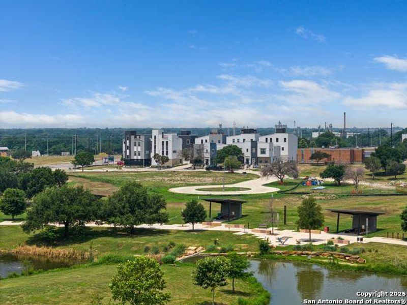 Front exterior of a new home in , San Antonio, TX, highlighting curb appeal (Image 22).