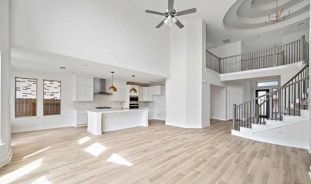 Furnished interior view inside a new home in Flora - 60', Hutto (Image 7).