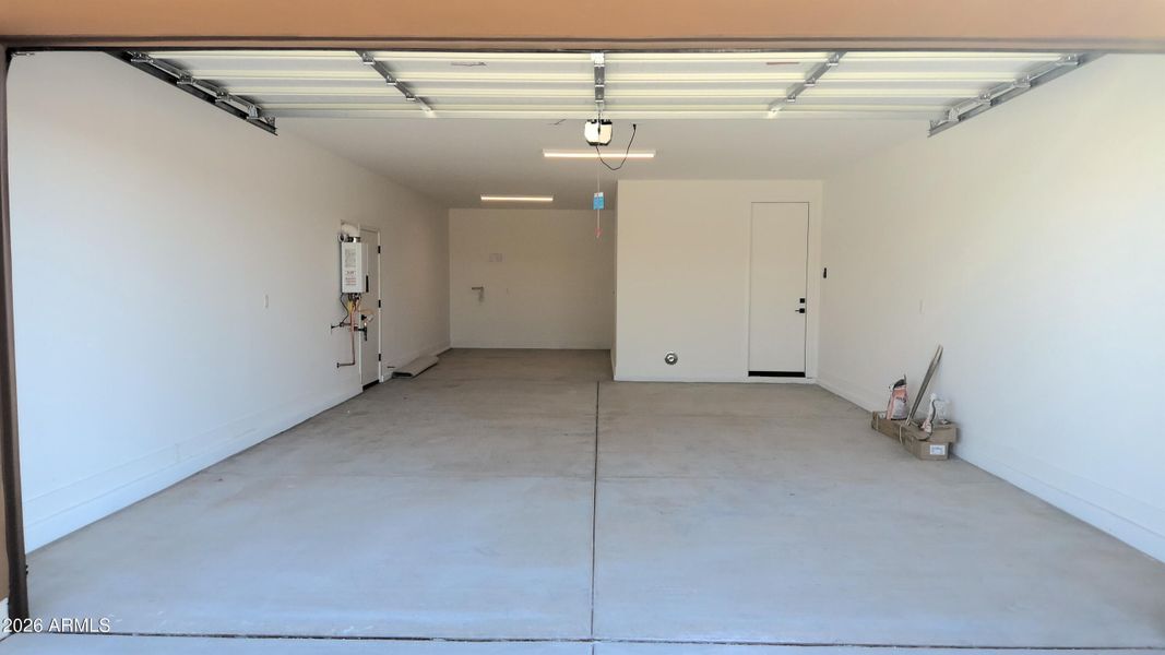 Oversized 3 car tandem garage!