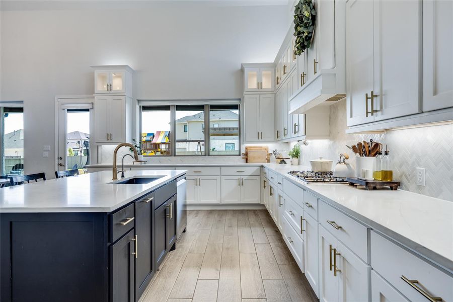 Furnished interior view inside a new home in Santa Rita Ranch 90', Liberty Hill (Image 13). Furnished interior view inside a new home in Santa Rita Ranch 90', Liberty Hill (Image 13).