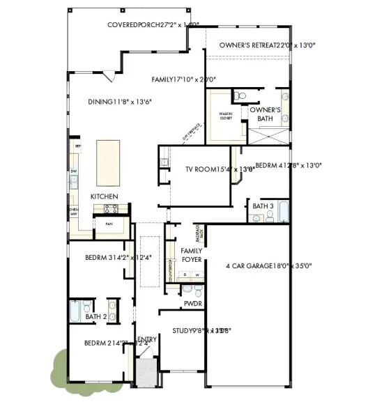 2D floor plan layout of this home in The Ridge at Northlake, Northlake, TX (Image 2). 2D floor plan layout of this home in The Ridge at Northlake, Northlake, TX (Image 2).