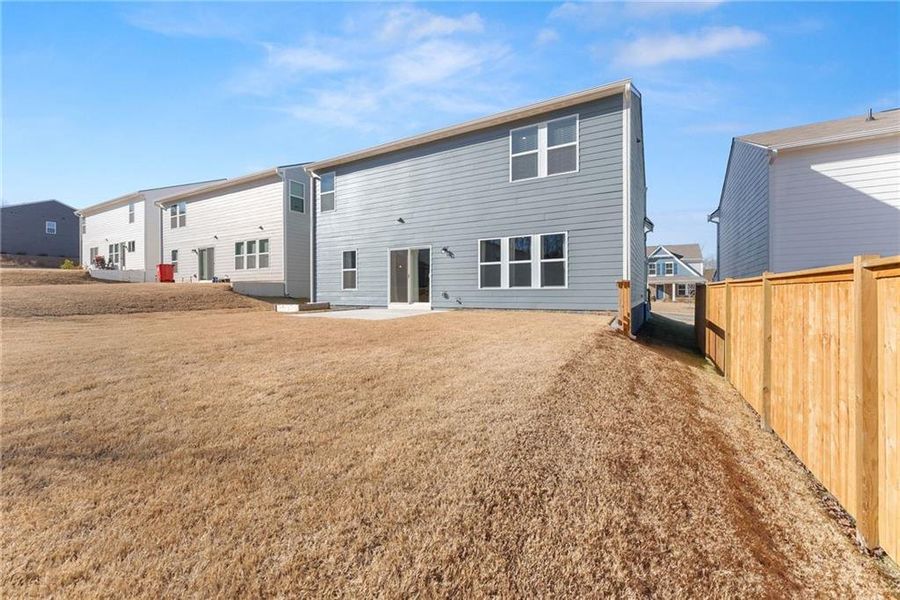 Exterior details and patio area of a home in , Braselton (Image 22). Exterior details and patio area of a home in , Braselton (Image 22).