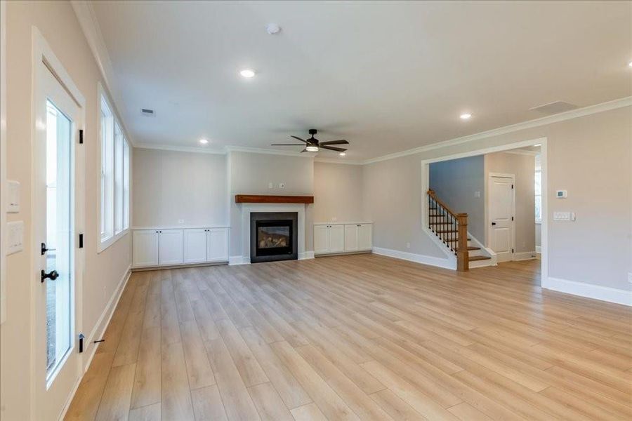 Spacious, unfurnished interior of a new home in Autumn Brook, Canton (Image 45).