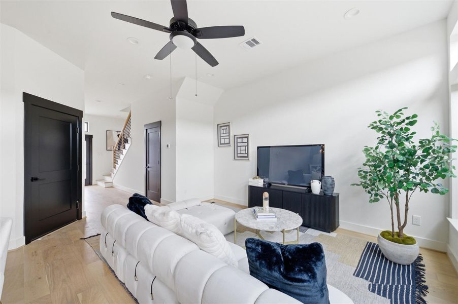 Furnished interior view inside a new home in , Houston (Image 31). Furnished interior view inside a new home in , Houston (Image 31).