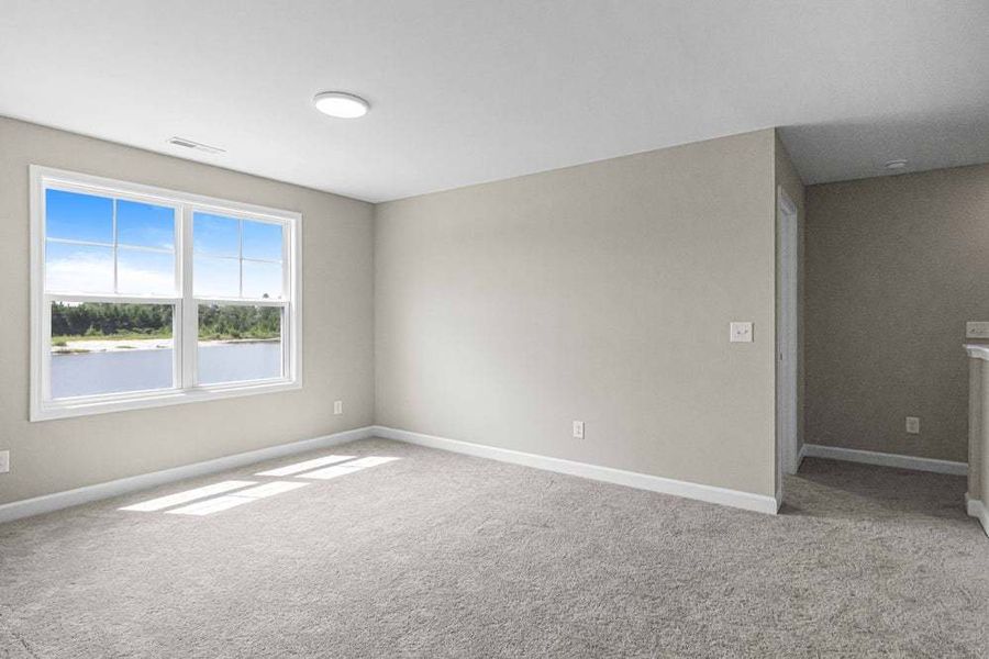 Representative unfurnished interior of a home built from the Pamlico by Caviness & Cates Communities in Bartlett Manor, Youngsville (Image 69).