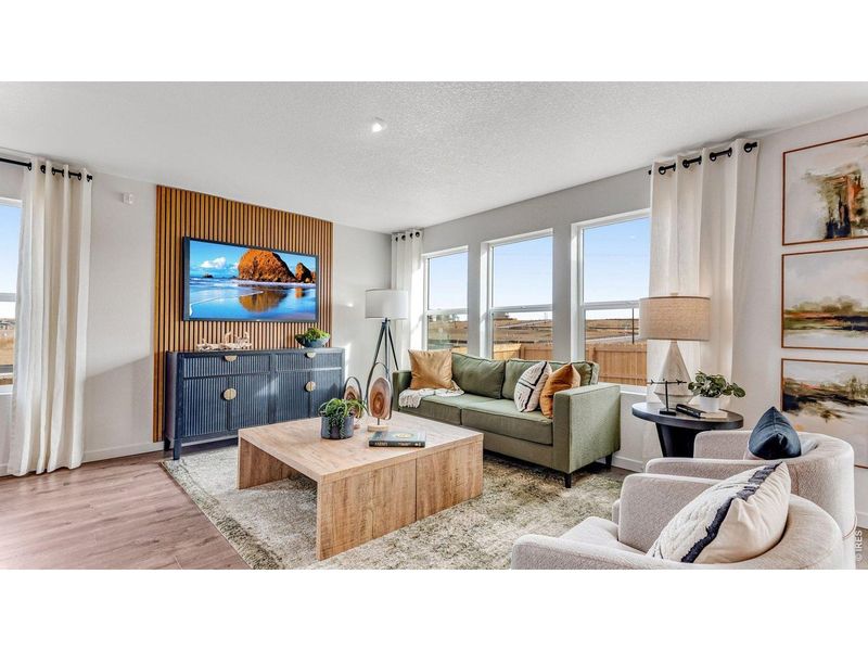 Furnished interior view inside a new home in Prairie Song, Windsor (Image 13).