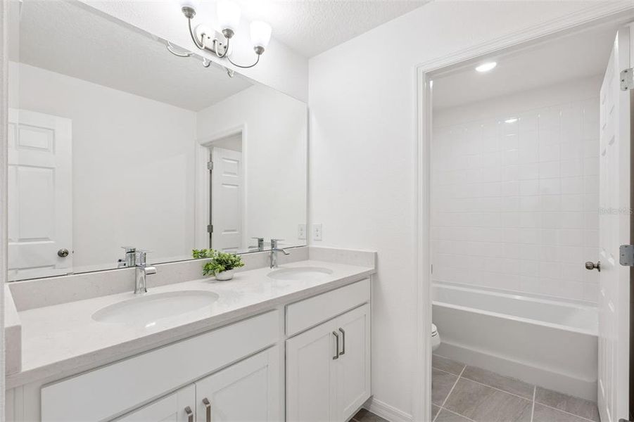 Furnished interior view inside a new home in Trinity Lakes, Groveland (Image 15).