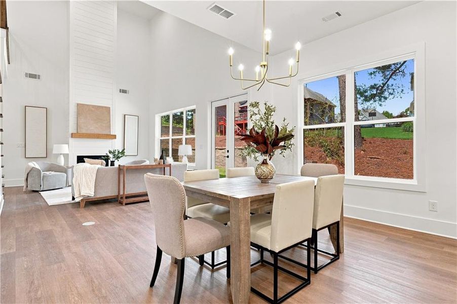 Furnished interior view inside a new home in , Fairburn (Image 43).