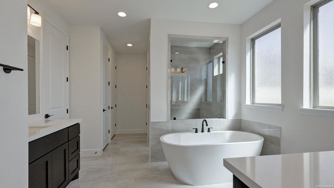 Furnished interior view inside a new home in The Ranches at Creekside, Boerne (Image 11).