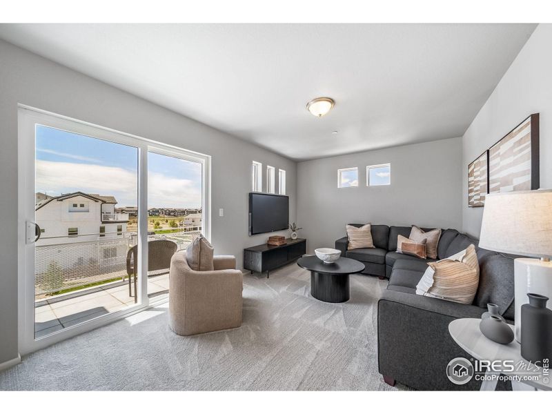 Furnished interior view inside a new home in , Johnstown (Image 32). Furnished interior view inside a new home in , Johnstown (Image 32).