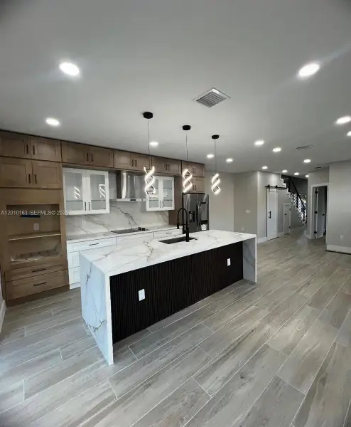 Furnished interior view inside a new home in , Miami (Image 4).