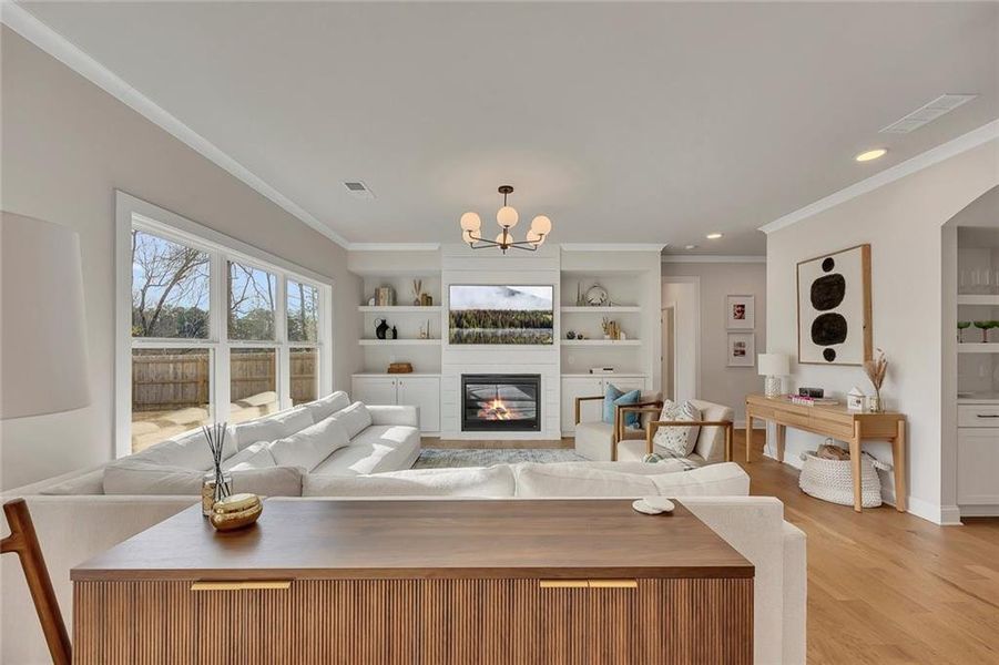 Furnished interior view inside a new home in , Marietta (Image 19).