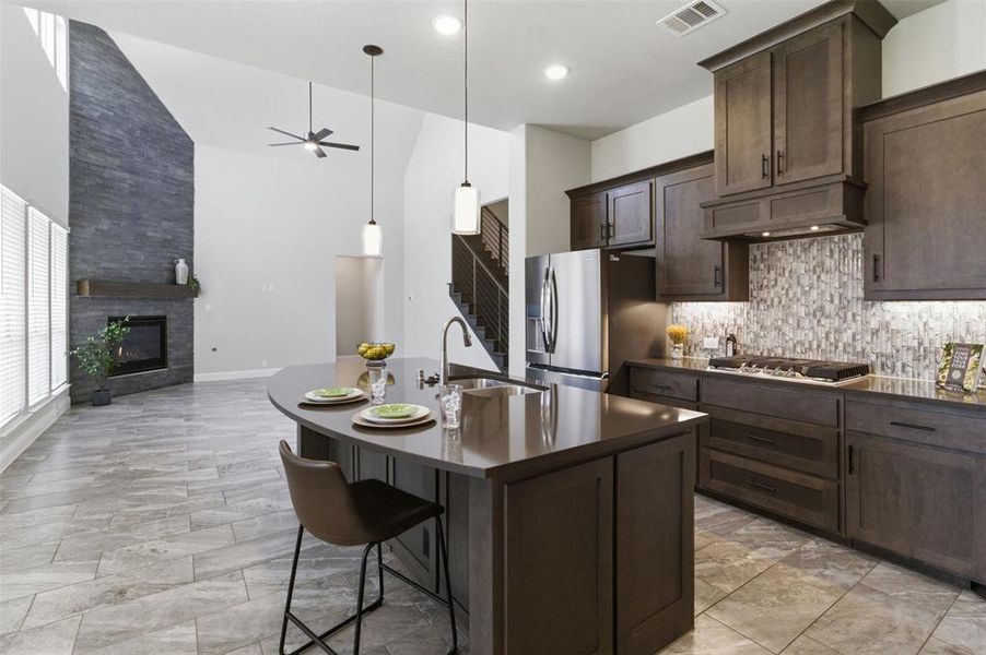 Furnished interior view inside a new home in , Midlothian (Image 11).
