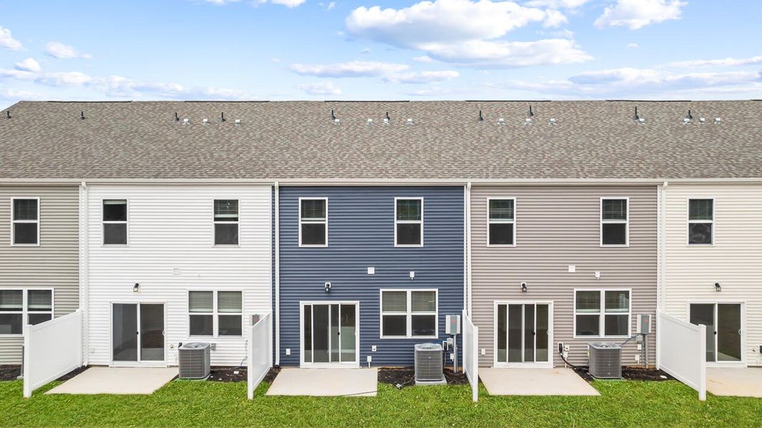 Exterior details and patio area of a home in Marion Village, Santee (Image 3).
