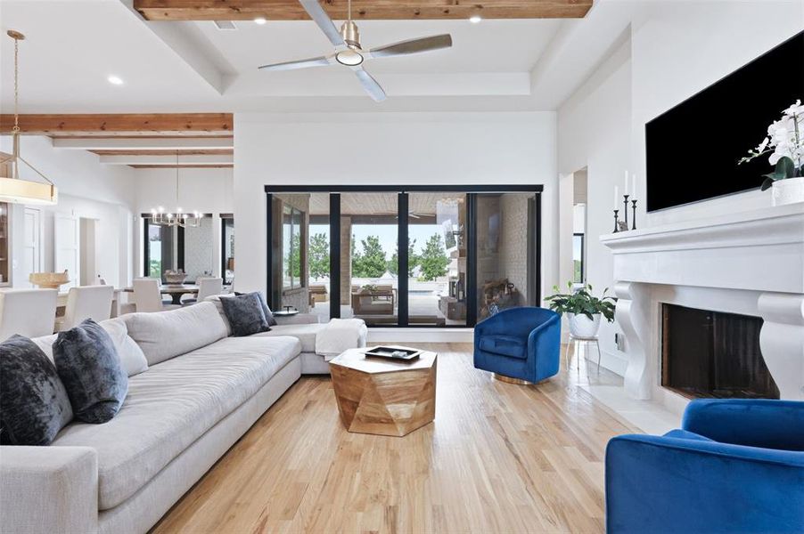 Furnished interior view inside a new home in , Heath (Image 4).