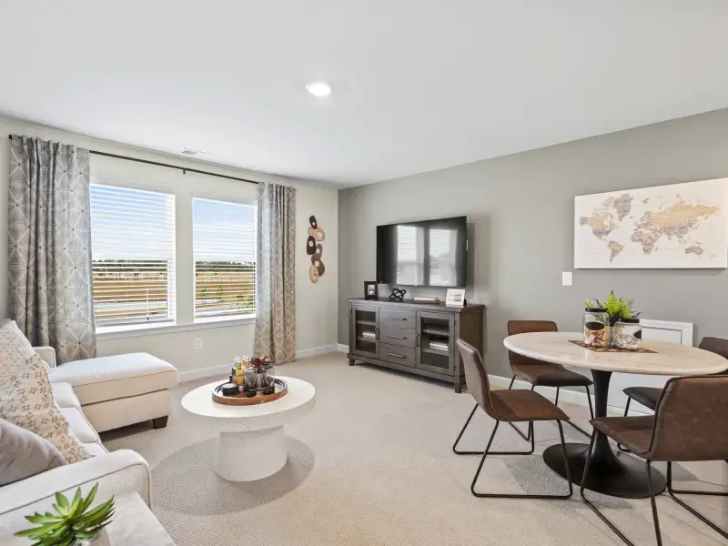 Furnished interior view inside a new home in Waterside - Coastline Series, Longs (Image 36). Furnished interior view inside a new home in Waterside - Coastline Series, Longs (Image 36).