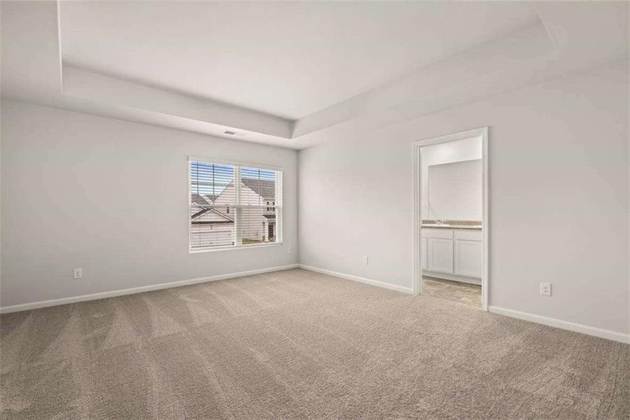 Spacious, unfurnished interior of a new home in Poplar Preserve, Newnan (Image 23).