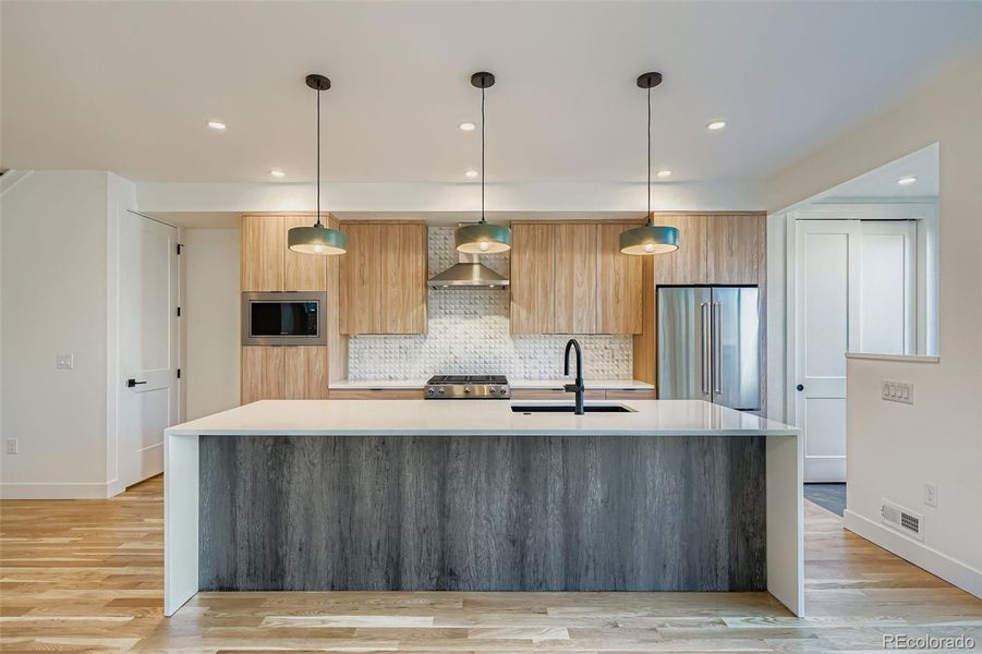 Furnished interior view inside a new home in , Denver (Image 15).