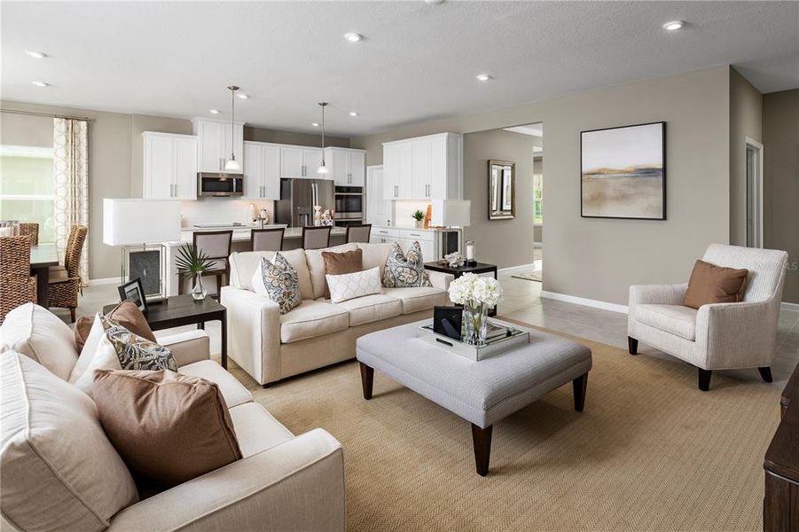 Furnished interior view inside a new home in Lake Nellie Crossing, Clermont (Image 5).