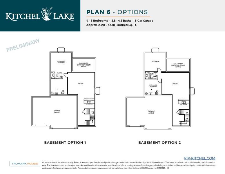 Kitchel Lake Plan 6 Floor Plan