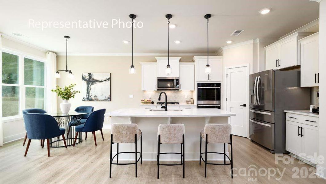 Furnished interior view inside a new home in Sylvan Creek, Denver (Image 38).
