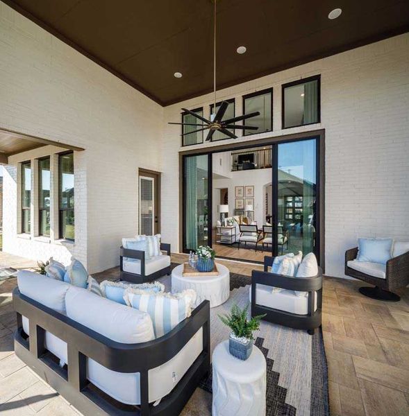 Representative exterior details of a home built from the 222G by Highland Homes in Quail Hollow, Rockwall (Image 30).