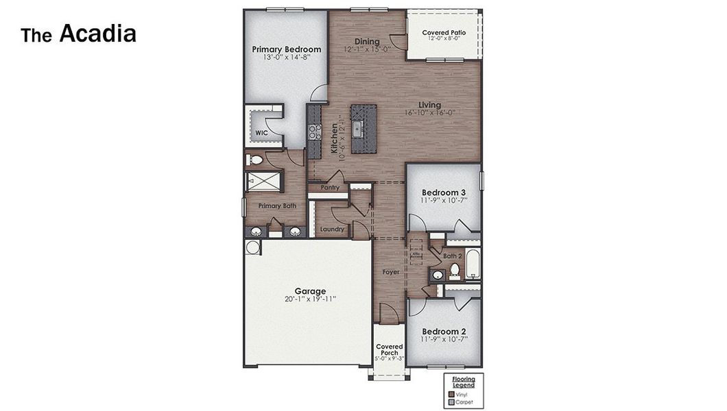 2D floor plan layout of this home in Rolling Hills, Bolivia, NC (Image 4).