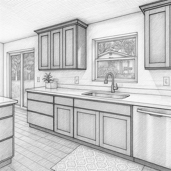 Furnished interior view inside a new home in , Leesburg (Image 4). Furnished interior view inside a new home in , Leesburg (Image 4).