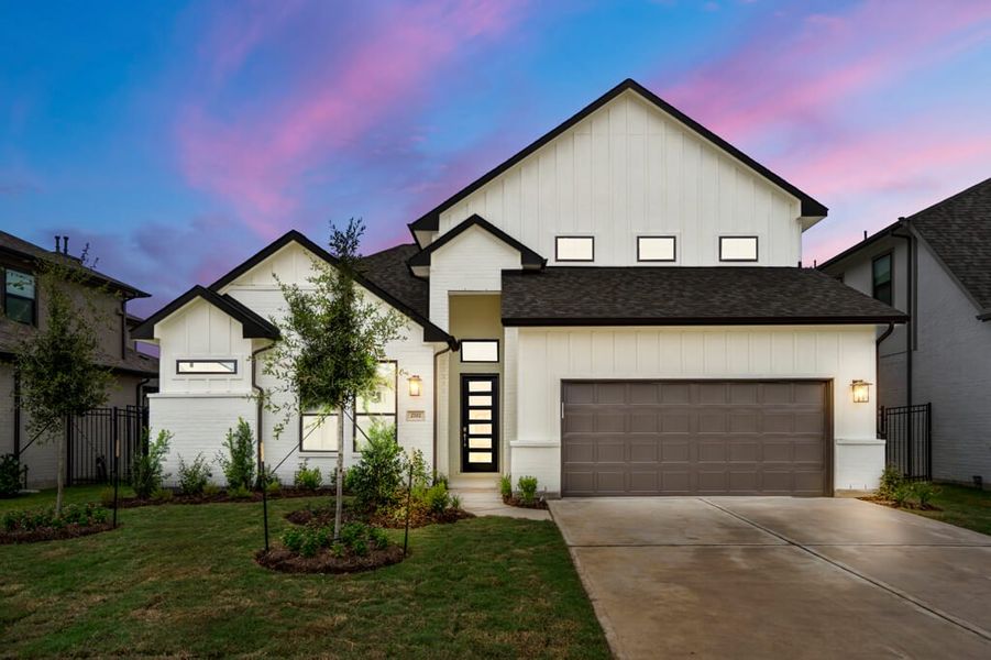 Representative exterior photo of a completed home built from the Bluebell 3392 by J. Patrick Homes in Jubilee, Hockley, TX (Image 2).