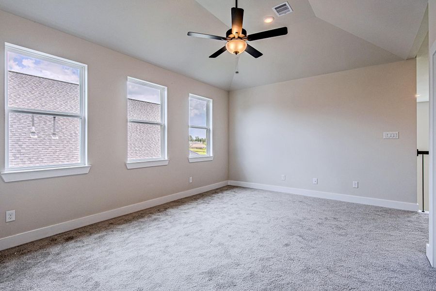 Spacious secondary bedroom with versatile layout options Spacious secondary bedroom with versatile layout options