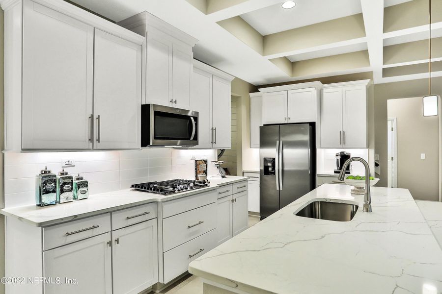 Furnished interior view inside a new home in Silver Landing at SilverLeaf, St. Augustine (Image 34).