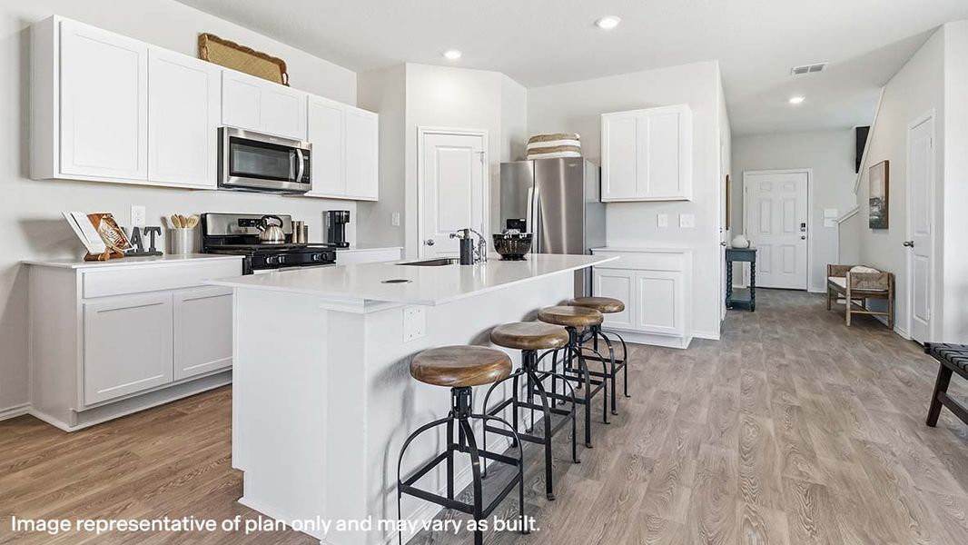 Furnished interior view inside a new home in Winding Creek, New Braunfels (Image 11). Furnished interior view inside a new home in Winding Creek, New Braunfels (Image 11).
