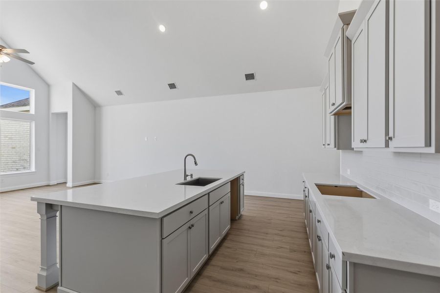 Furnished interior view inside a new home in Sundance Cove, Crosby (Image 7).