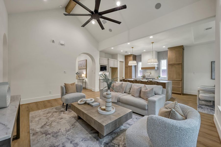 Furnished interior view inside a new home in , Willis (Image 17). Furnished interior view inside a new home in , Willis (Image 17).