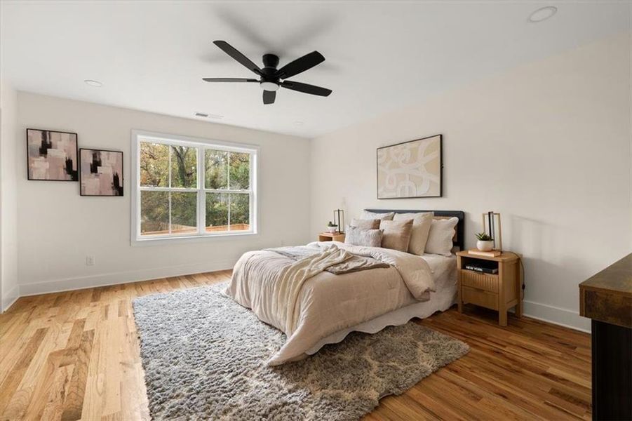 Furnished interior view inside a new home in , Atlanta (Image 15). Furnished interior view inside a new home in , Atlanta (Image 15).