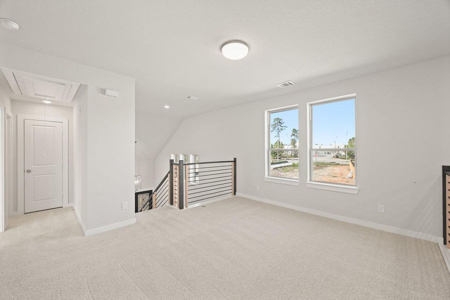 Spacious, unfurnished interior of a new home in Grand Central Park: 40ft. lots, Conroe (Image 17). Spacious, unfurnished interior of a new home in Grand Central Park: 40ft. lots, Conroe (Image 17).