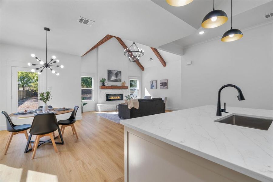 Furnished interior view inside a new home in , White Settlement (Image 16).